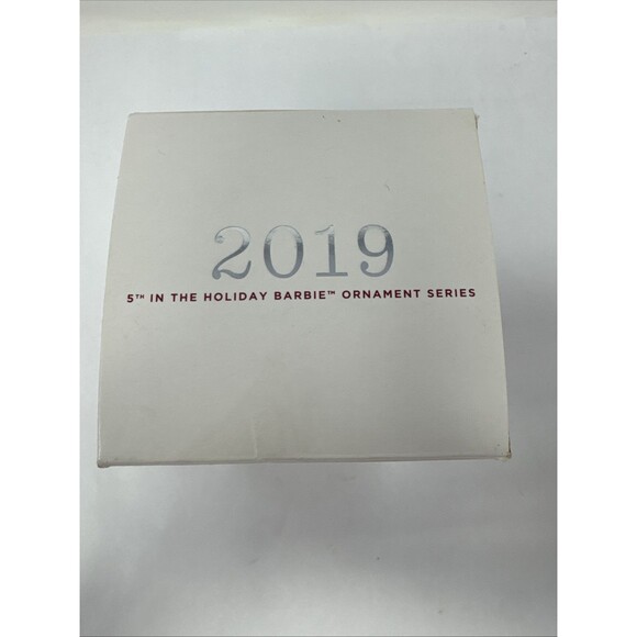 Hallmark Keepsake Holiday Barbie 2019 - 5th In Series - Candy Cane Pattern Dress - Picture 6 of 8